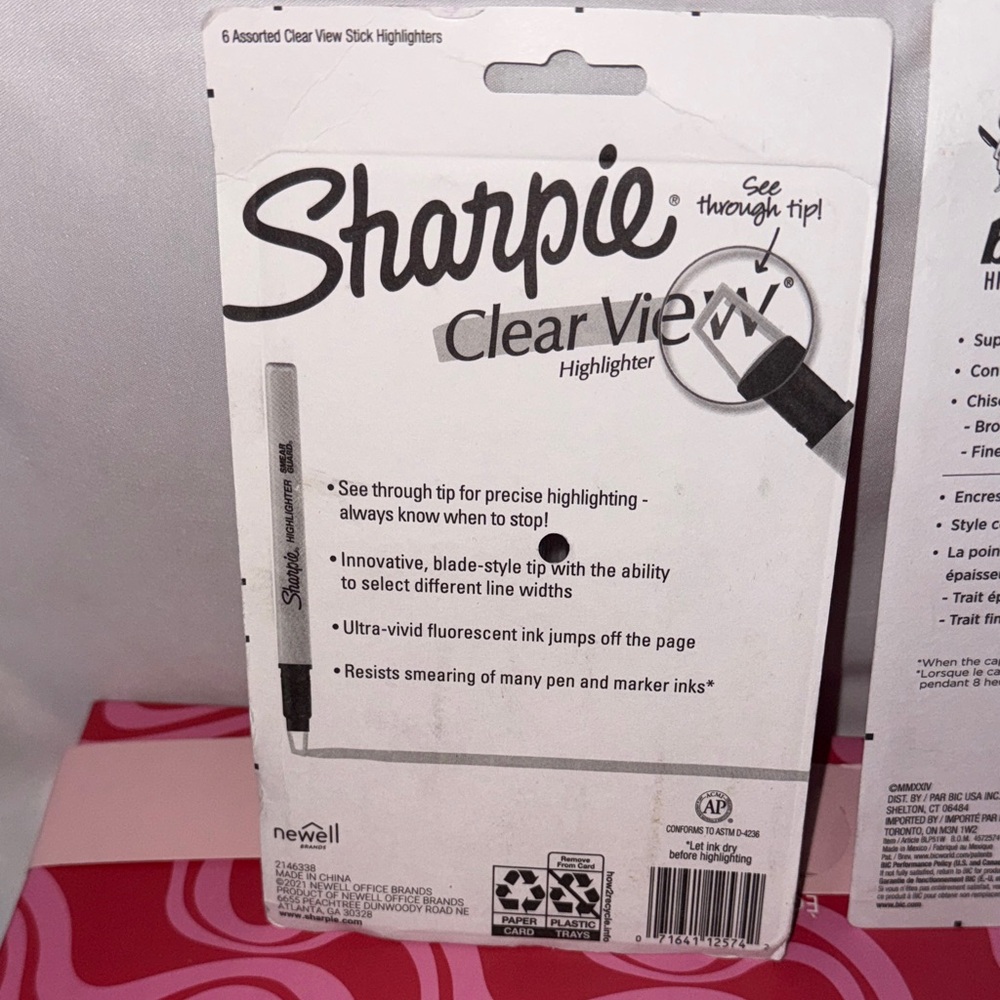 Sharpie and BIC Highlighter Sets Multicolor - Picture 6 of 7